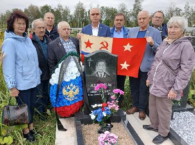 Открытие памятника капитану 1 ранга Абрамову Фёдору Николаевичу